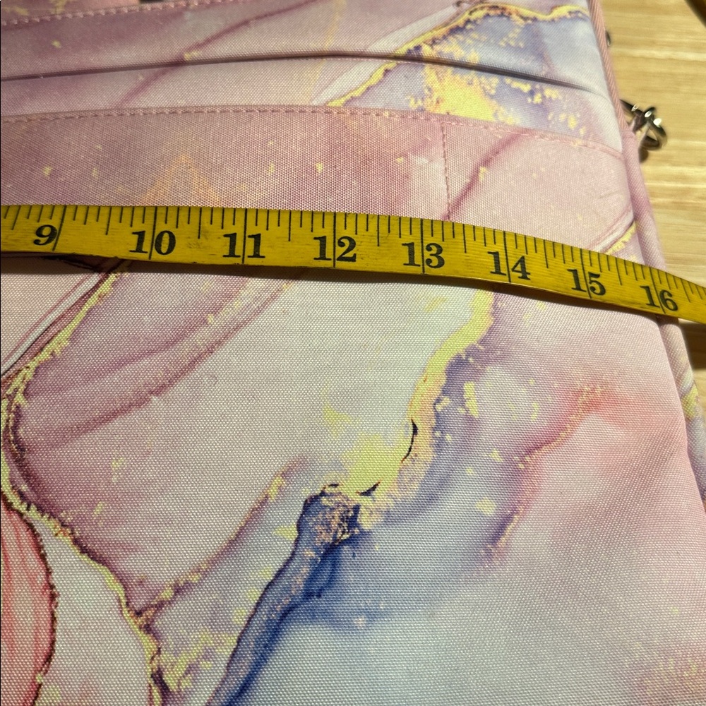 Mosiso Pink Marble Laptop Bag - Picture 3 of 4